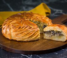 Пирог с картофелем и грибами