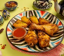 Куриные ножки с картошкой