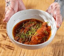 Крудо из форели в трюфельном понзу