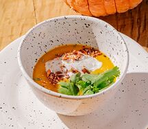 Пряный тыквенный суп с лемонграссом