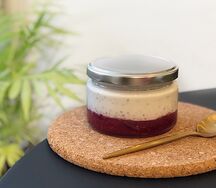 Ягодный чиа-пудинг vegan