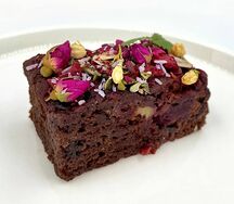 Брауни с вишней Vegan