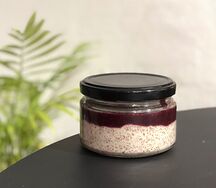 Льняной пудинг с ягодами Raw