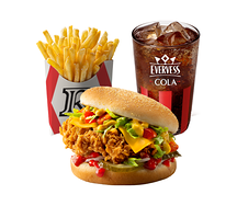 Комбо с Чизбургером Де Люкс