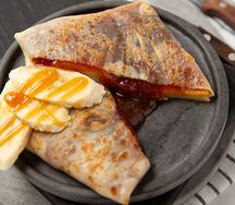 Блин с карамельным бананом