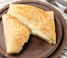 Блин с картофельным пюре