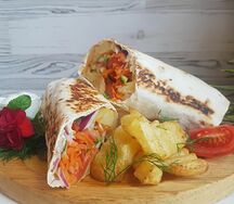 Шаверма вегетарианская в лаваше