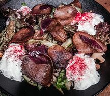 Салат с языком