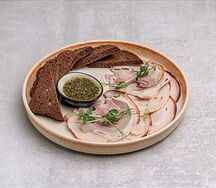 Поркетта с бородинским хлебом