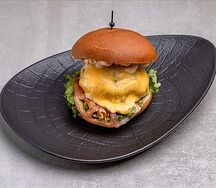 Наглый бургер Четыре сыра