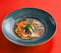 Куриный бульон с фузилли