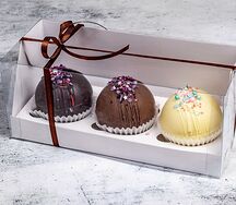 Шоколадные бомбочки. Набор из трех штук