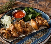 Шашлык из куриного бедра