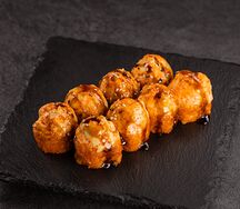 Красная рыба запеченная с моцареллой