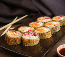 Ролл Темпура с лососем