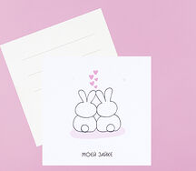 Открытка Моей зайке