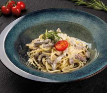 Паста с говядиной и грибами