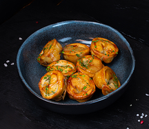 Жареные пельмени