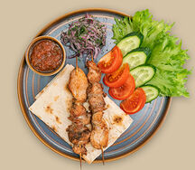 Шашлык из филе куриного бедра