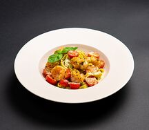 Тальятелле с креветками