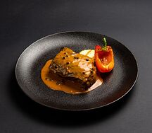 Стейк Рамп в перечном соусе