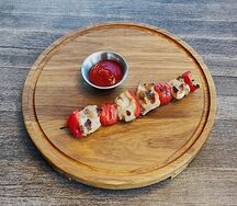 Куриный шашлычок с овощами