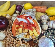 Гирос с овощами