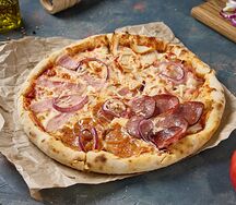 Пицца Мясное ассорти S