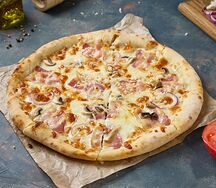 Пицца Бекон с грибами M