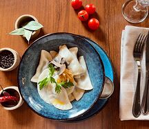 Вареники с картошкой и грибами