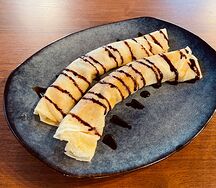Блинчики с бананом и Нутеллой