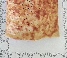 Блин со сметаной