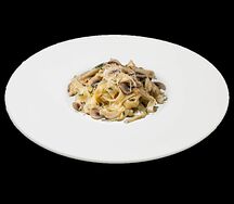 Паста с курицей и грибами