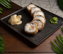 Сяке темпура ролл