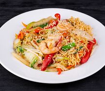 Жареная яичная лапша