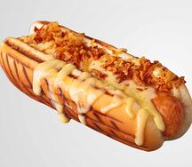 Хот-дог Ханский с куриной колбаской