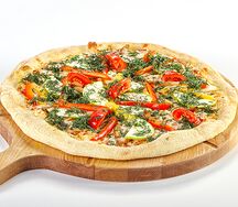 Пицца Курица с овощами