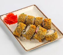 Горячий ролл с беконом