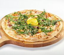 Пицца с морепродуктами