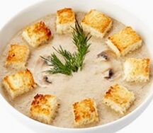Крем-суп грибной