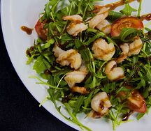 Салат Руккола и креветки