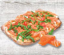 Пицца римская с красной рыбой