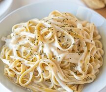 Паста в сливочном соусе