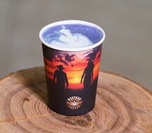 Необузданная синяя матча