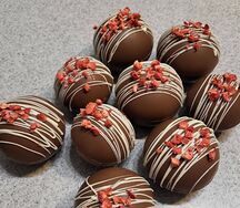 Шоколадные бомбочки с маршмеллоу