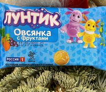 Мюсли Лунтик овсянка с фруктами