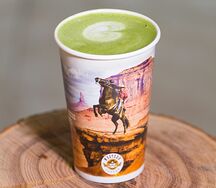 Необузданная зеленая матча