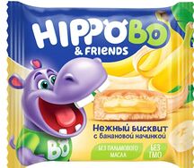 Бисквитное пирожное Hippo bo & friends