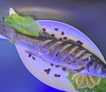 Сибас на углях