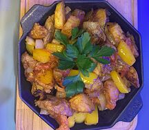 Жаркое из куриного бедра